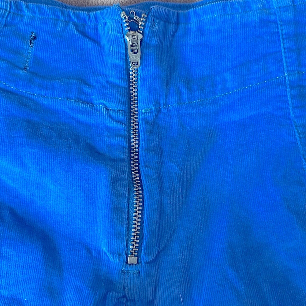 We The Free Keep It Brief Cord Micro Shorts at Free People in Ibiza Blue NEW! - Picture 8 of 9